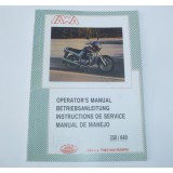 NÁVOD K OBSLUZE - TYP JAWA 350/640 (ANGLICKÝ, NĚMECKÝ, ŠPANĚLSKÝ, FRANCOUZSKÝ JAZYK)